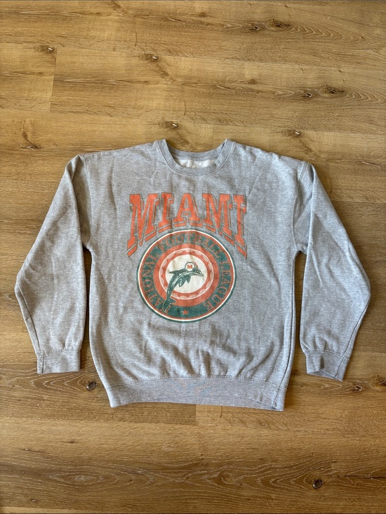 Tops - Vintage Miami Dolphins Graphic Crewneck Sweatshirt